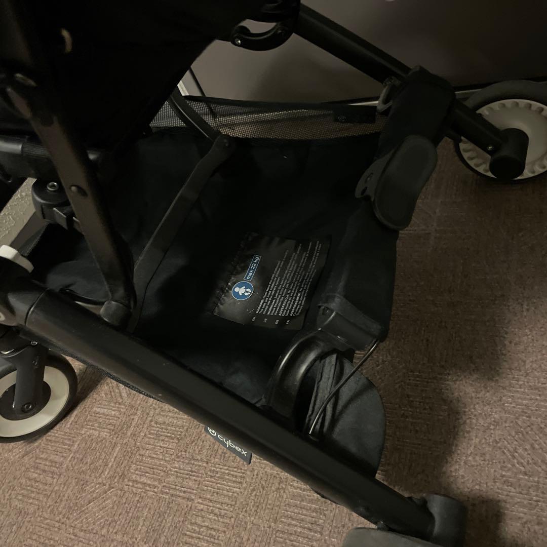 【あおい】サイベックス　リベル 折りたたみ式 ブラック ベビーカー