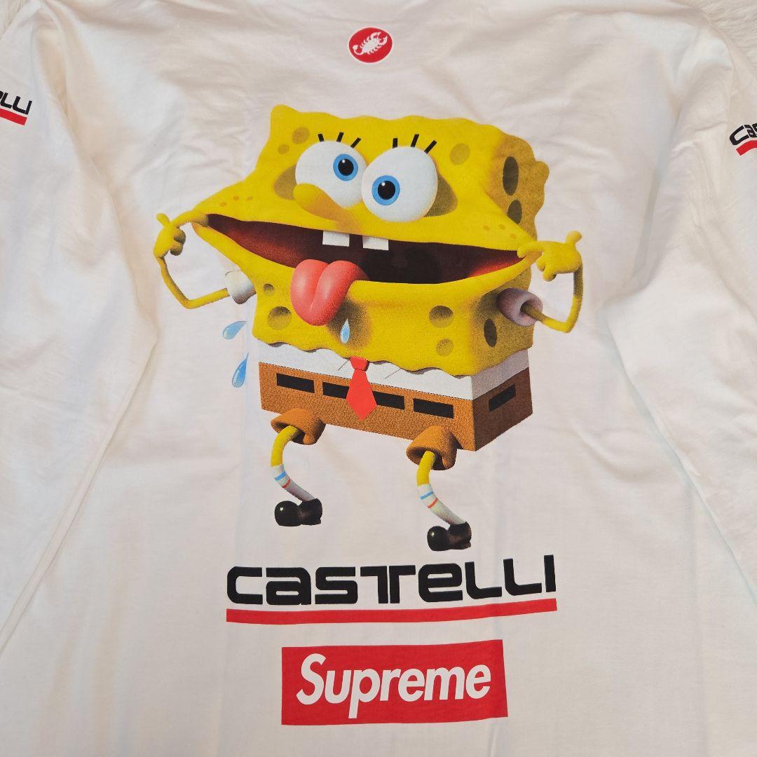 Supreme スポンジボブ 長袖カットソー Tシャツ XL
