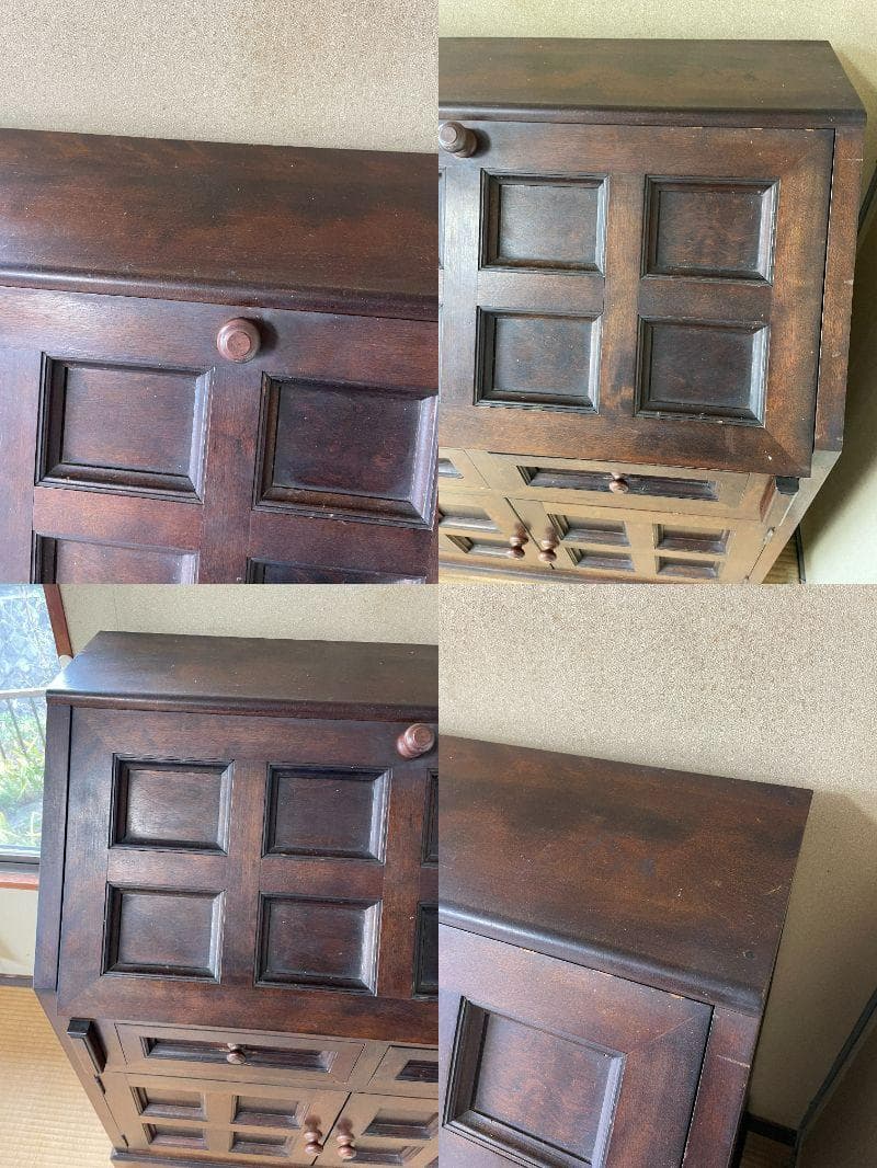 [アンティーク] 松本民芸家具 ライティングビューロー デスク