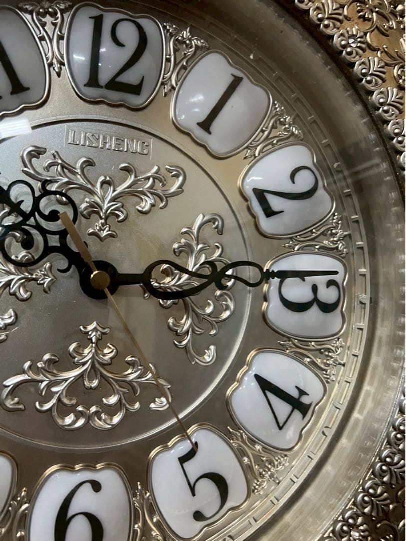 ヨーロピアン 掛時計 インテリア アンティーク ビンテージ リボン