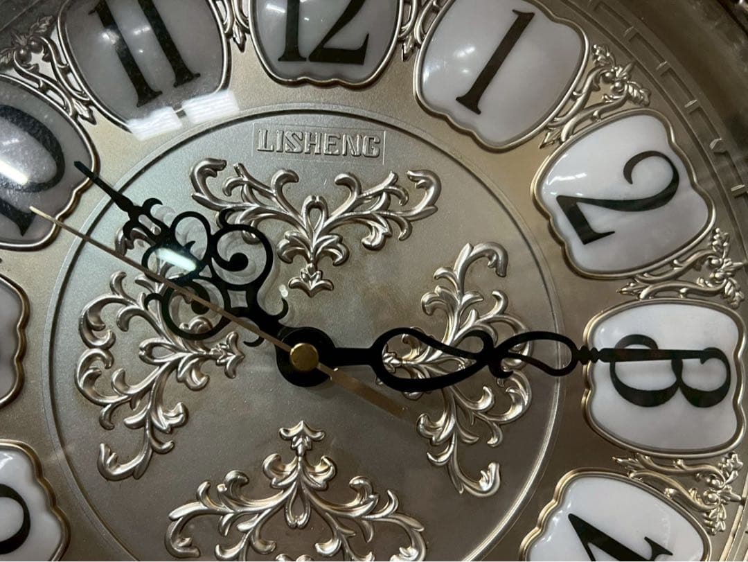 ヨーロピアン 掛時計 インテリア アンティーク ビンテージ リボン