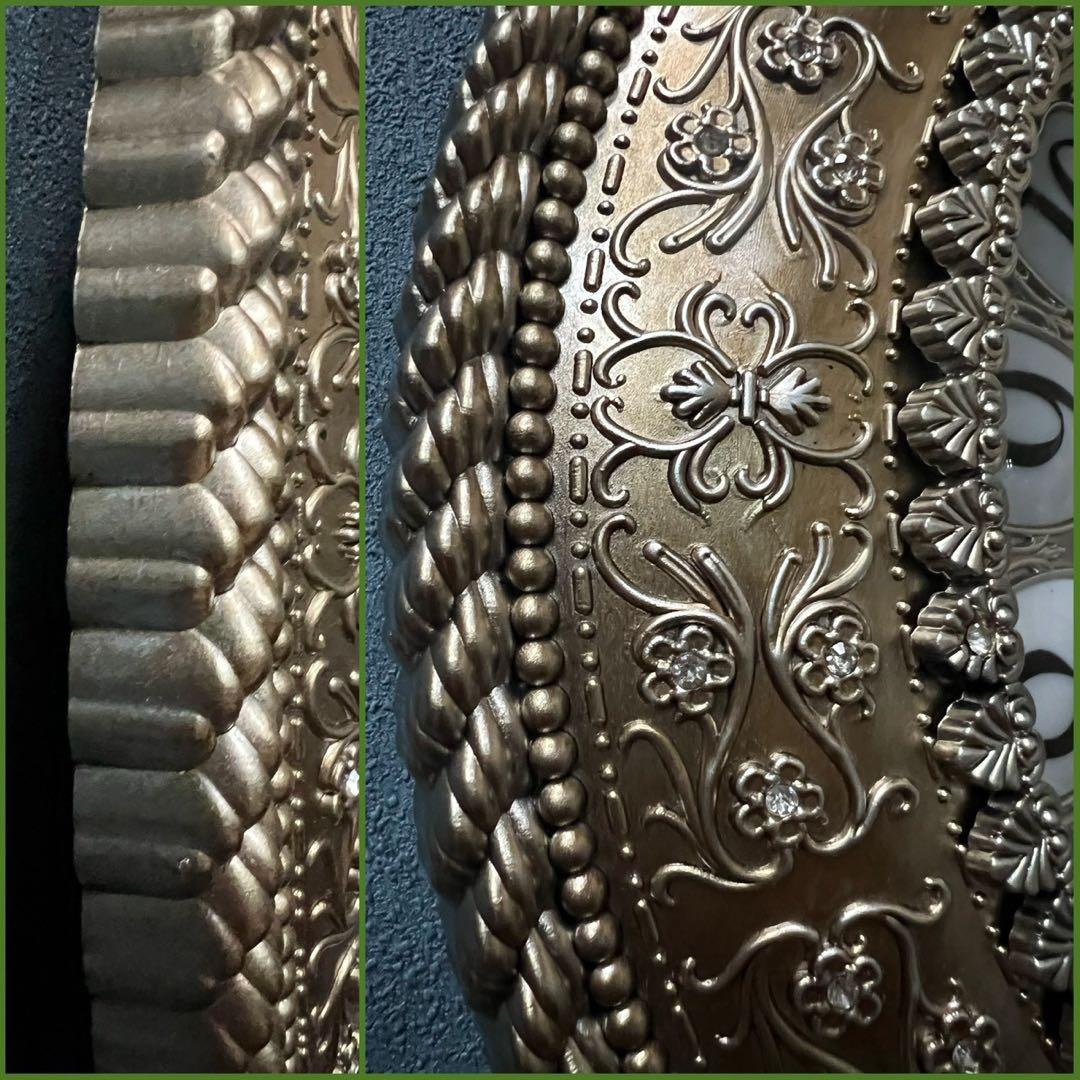 ヨーロピアン 掛時計 インテリア アンティーク ビンテージ リボン