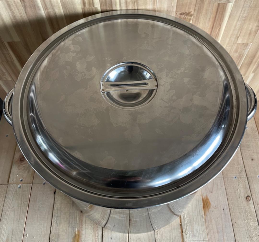 寸胴鍋42ｃｍステンレス目盛付寸胴鍋58Lステンレス仕込み鍋大量業務φ420