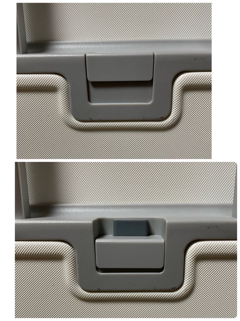 ◾️無印良品◾️バーを自由に調節できる　ハードキャリーケース　ホワイト