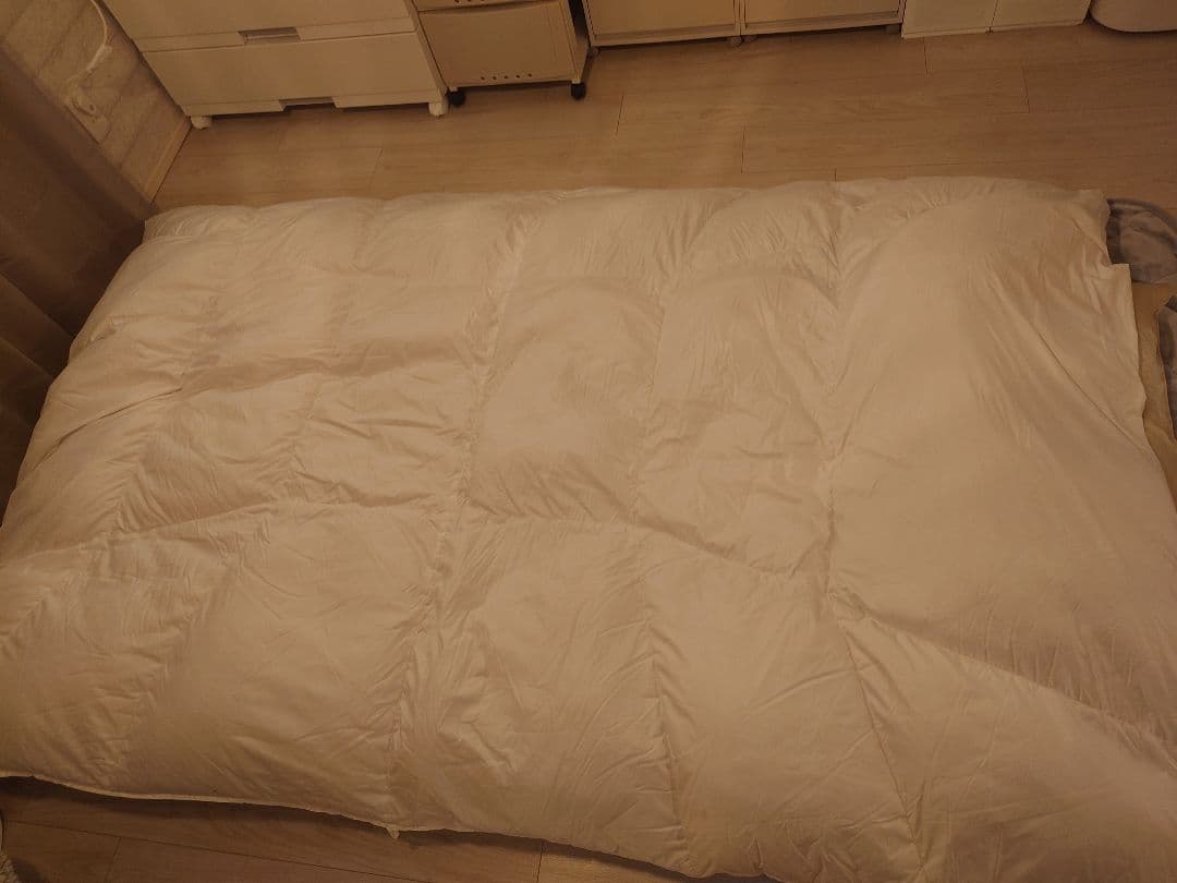 ニトリ 羽毛掛け布団＆カバー セット UL K2315 S