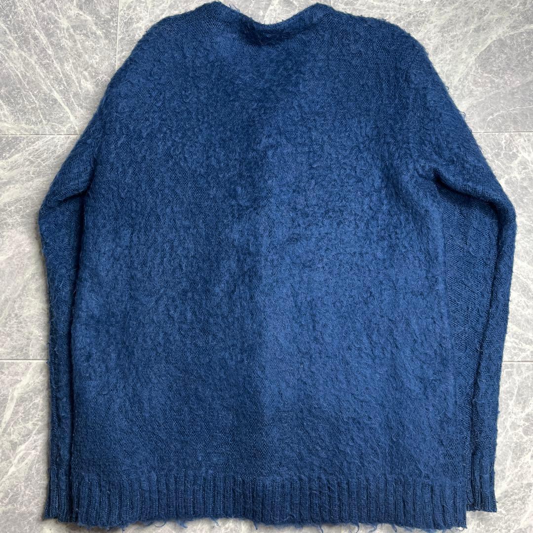 TOWNCRAFT モヘアカーディガン　ブルー　MEDIUM Penneys