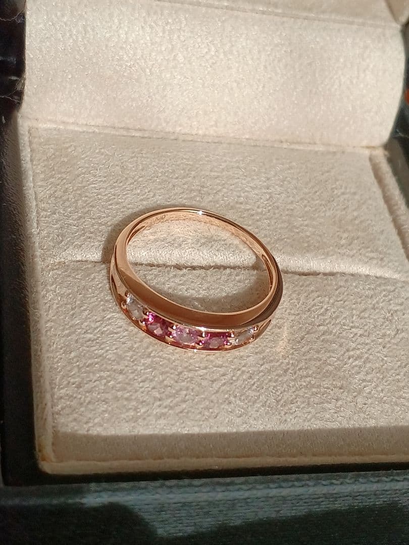 【Hako】ツツミ♡K10♡サファイア♡ガーネット♡モルガナイト♡証明書付