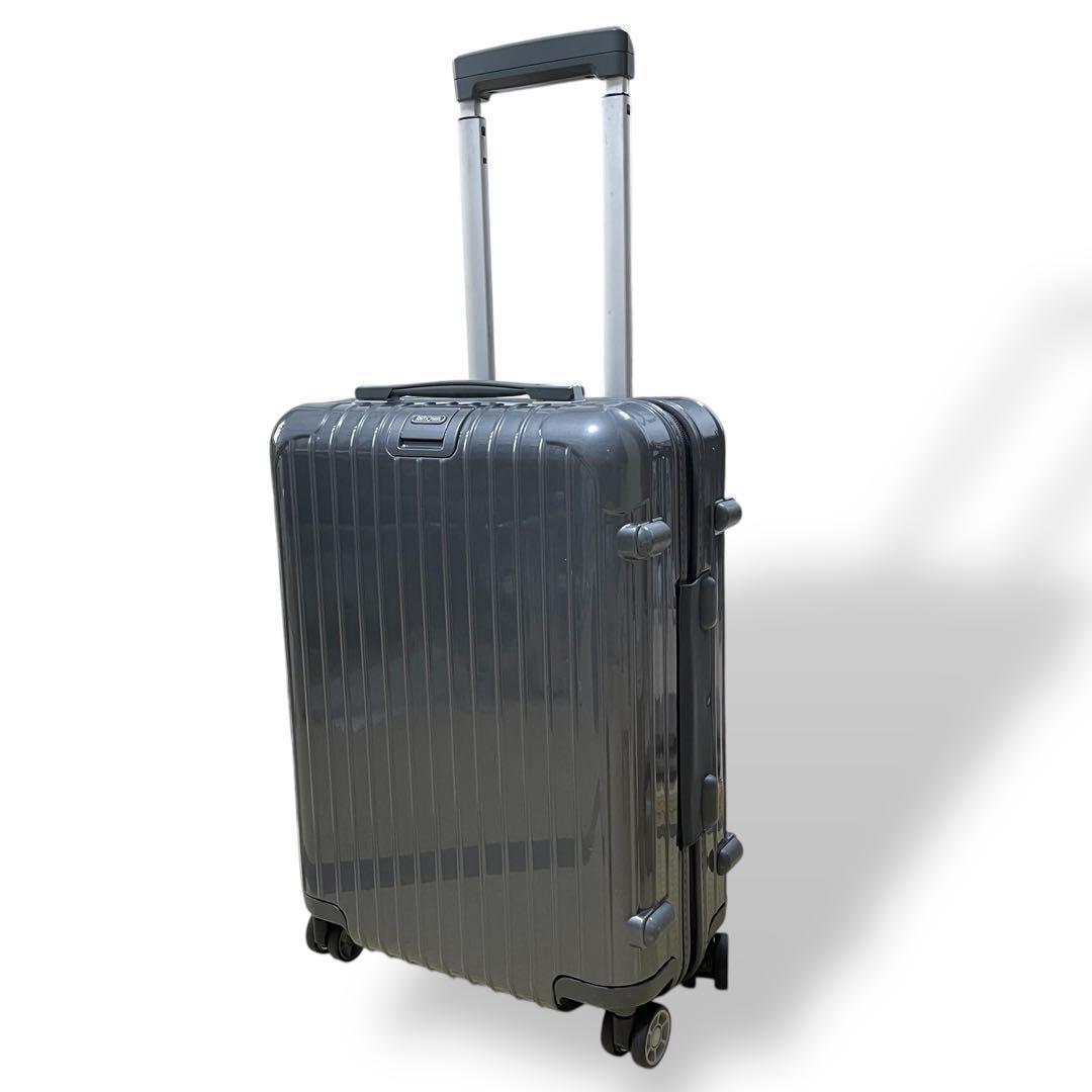 廃盤✨リモワ サルサデラックス 4輪 キャリーケース グレー機内持ち込可 33L