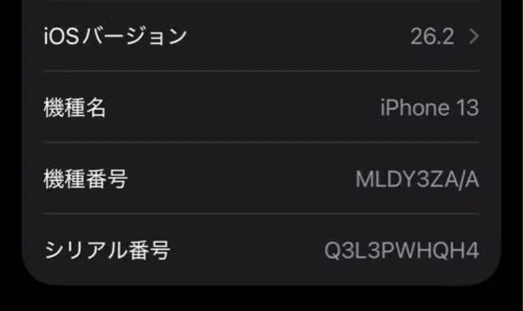iPhone 13 / 香港モデル / ブルー / 128GB