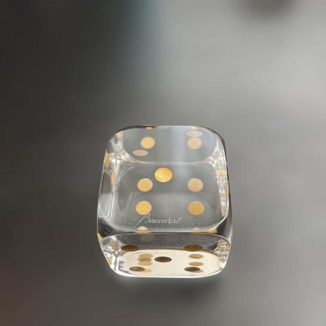 Baccarat サイコロ(大きめ) ペーパーウェイト
