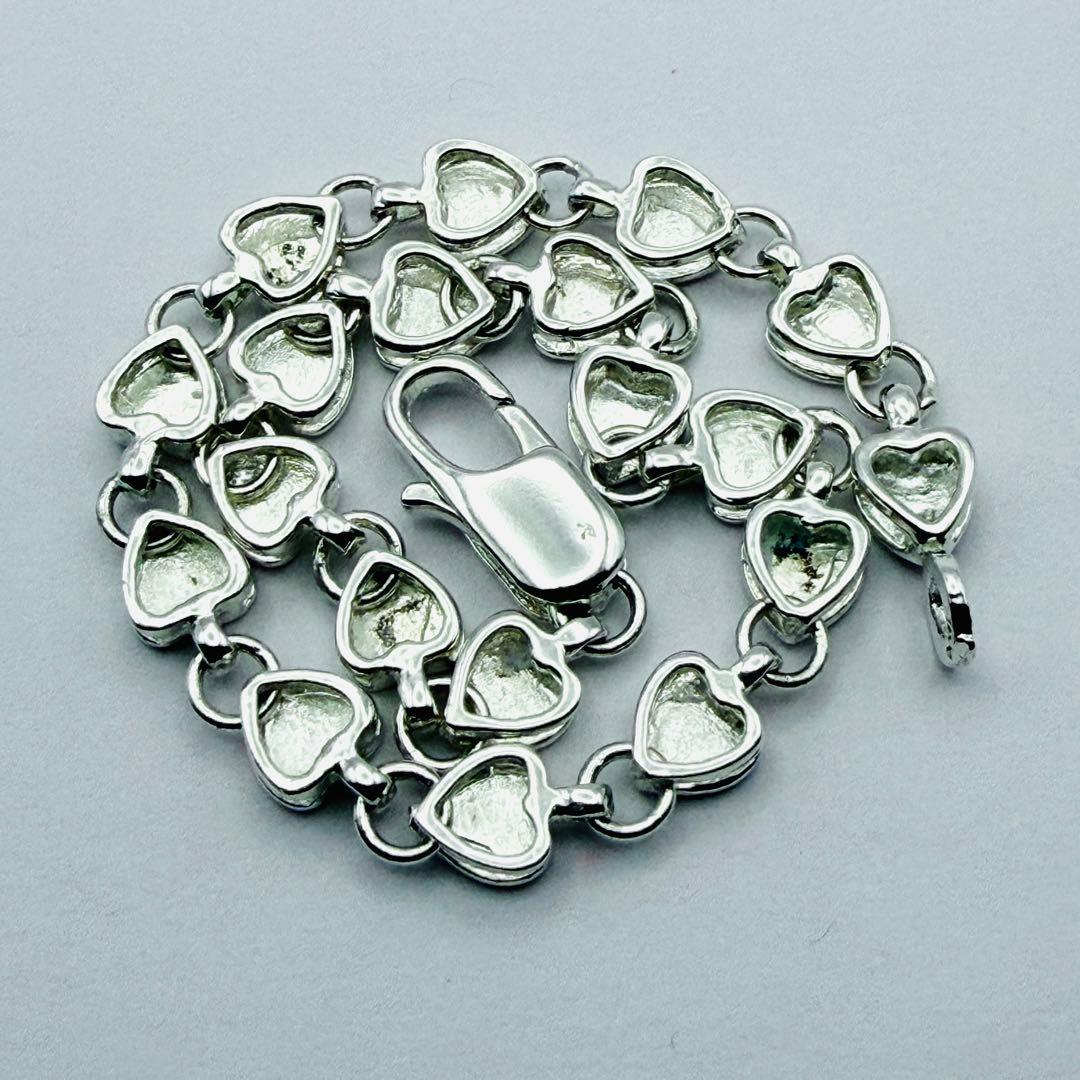 美品 オールドティファニー パフハート ブレスレット シルバー925