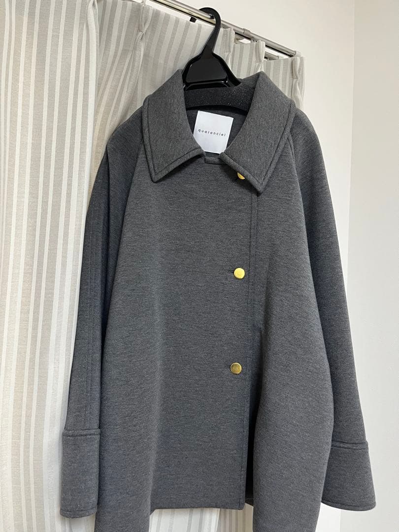 quarancie ダンボール ステンカラージャケット　25AW