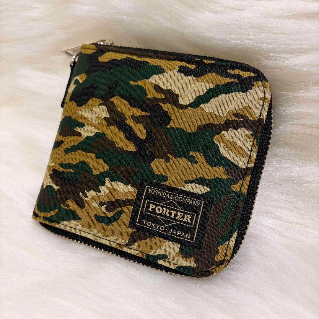 【極美品】PORTER（ポーター）ギリー 二つ折り財布 迷彩柄 完売品
