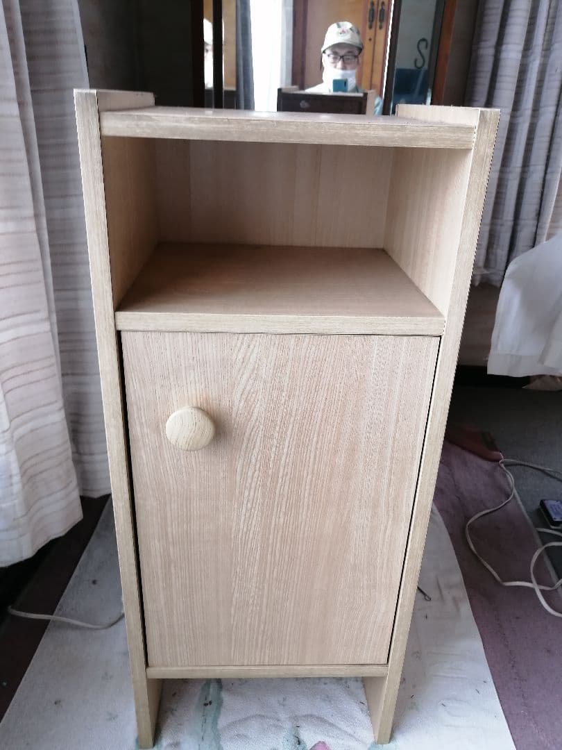 Ｗ最終値下‼️美品‼️ナチュラルウッド収納キャビネット　サイドチェスト　テレビ台