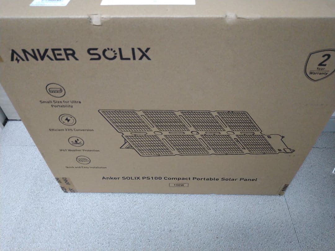 新品未使用　Anker Solix PS100 ソーラーパネル