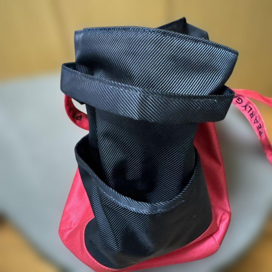 PEARLY GATES 大容量トートバッグ さくらシリーズ　ブラック/レッド