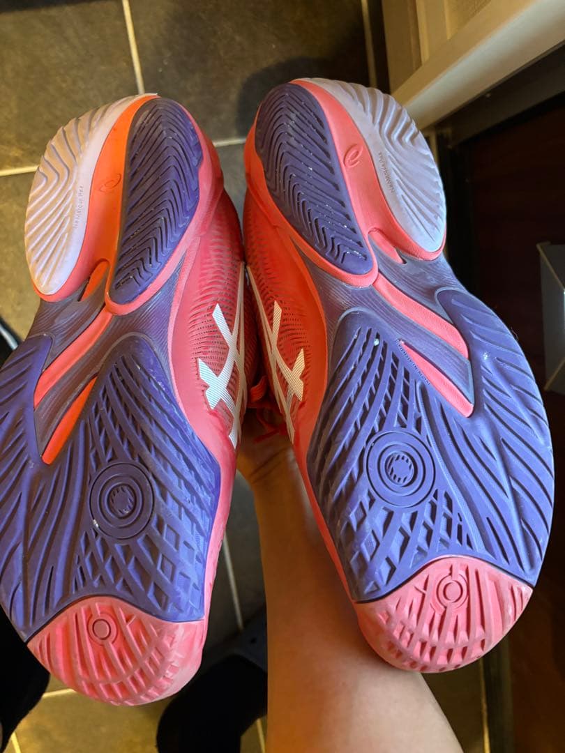 asics Court FF 2 テニスシューズ レッド 28.5