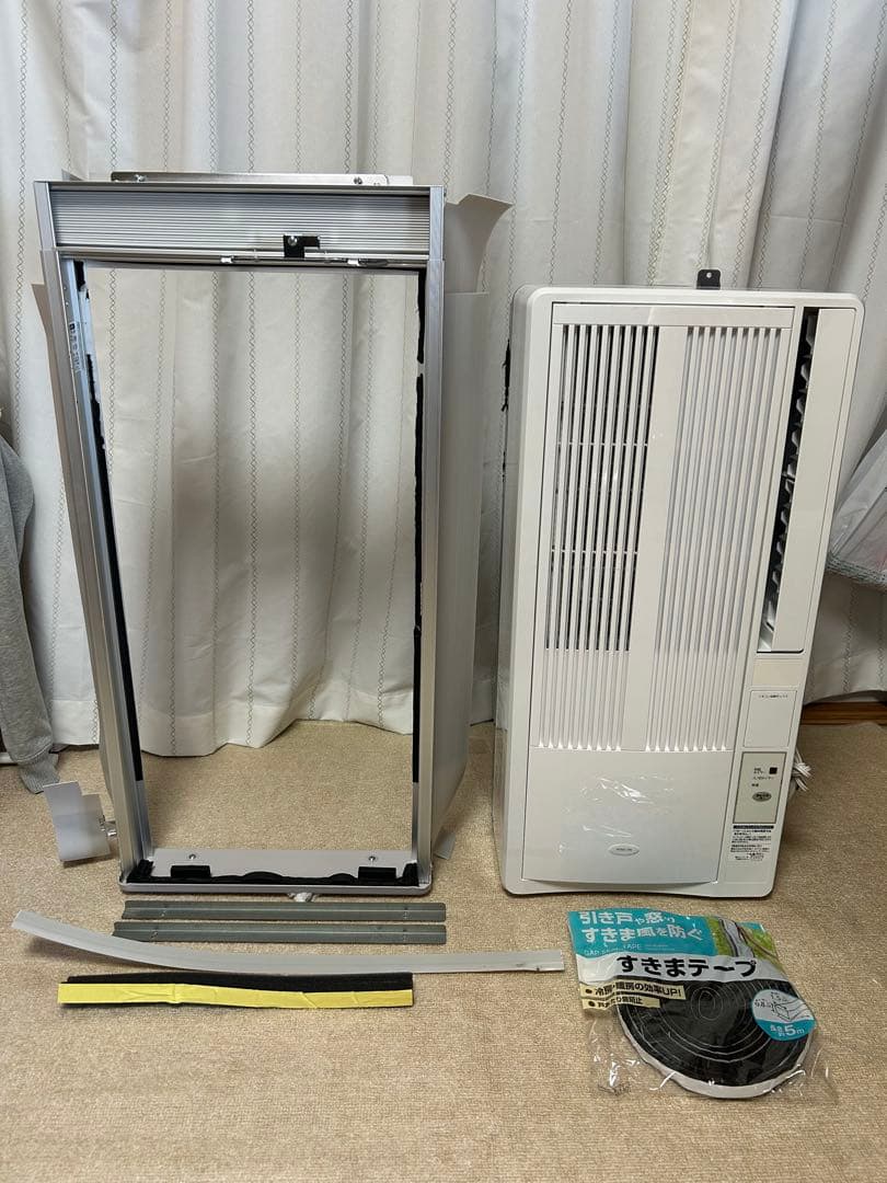 【美品2021年製】KOZUMI コイズミ 窓用エアコン KAW-1612
