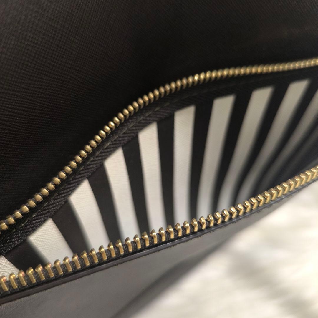 【kristen様】ヘンリベンデル　サフィアーノレザー　トートバッグ　ストライプ