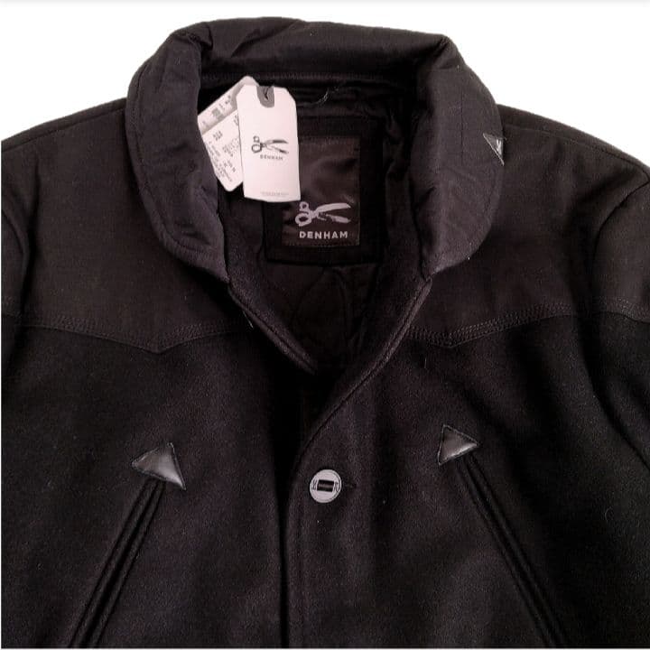 か*ま様 DENHAM デンハム　ジャケットコート　ブルゾン　ブラック　Lサイズ
