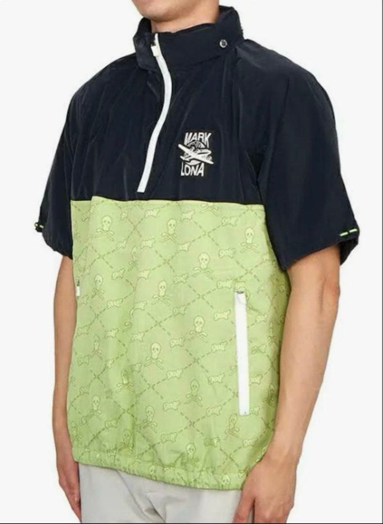 ゆー様♪ 新品 MARK&LONA 半袖プルオーバー ブルゾン マーク&ロナ