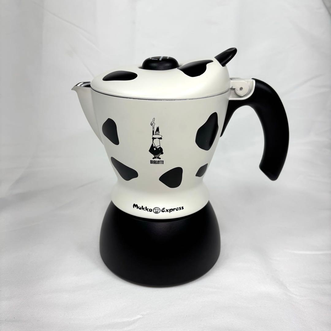 直火式 ビアレッティ ムッカエキスプレス カプチーノ カフェラテメーカー 牛柄