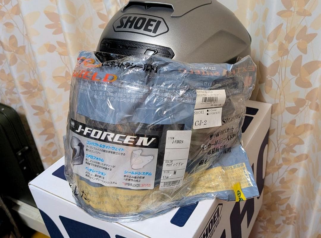 SHOEI J-FORCE４ マットディ-プグレー SIZE【M】