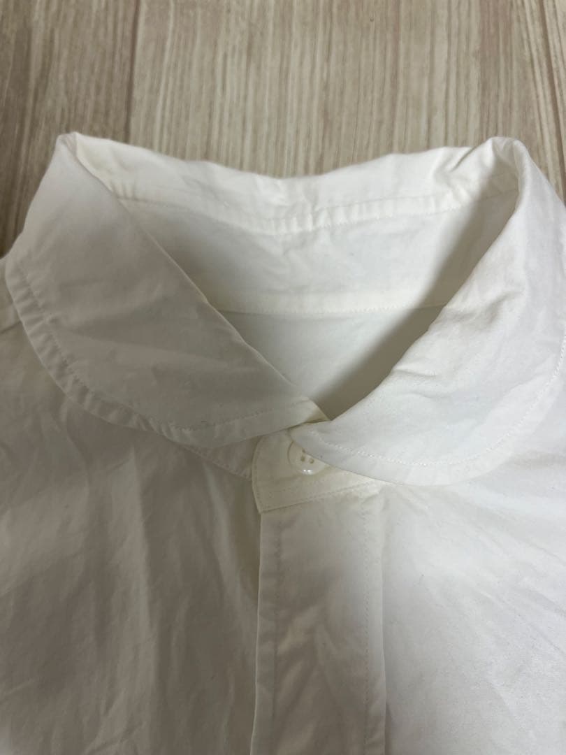 PorterClassicポータークラシック ワイドポケットシャツ ホワイト