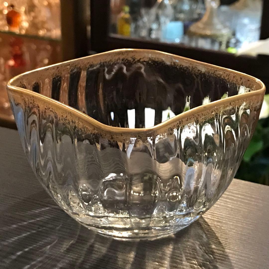 極稀少ドームナンシーDAUM NANCYデュカルDUCALクリスタルボウル☆小鉢