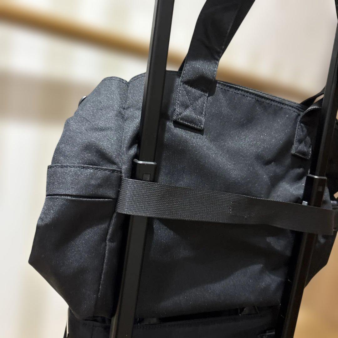 未使用品！！スワニーSWANY 支えるバッグ　黒　ショルダーバッグセット