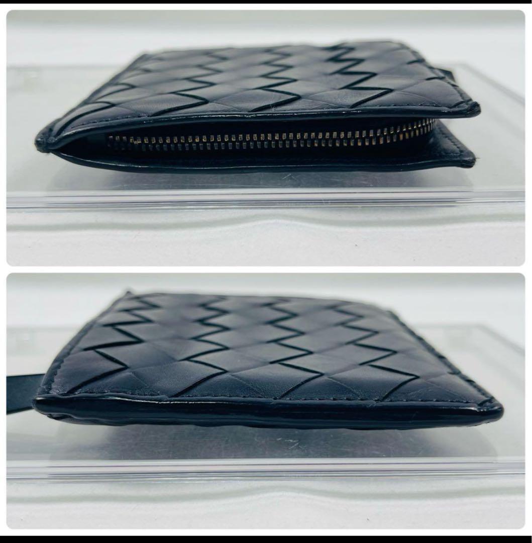 Bottega Veneta ボッテガヴェネタL字コンパクト財布レザー黒