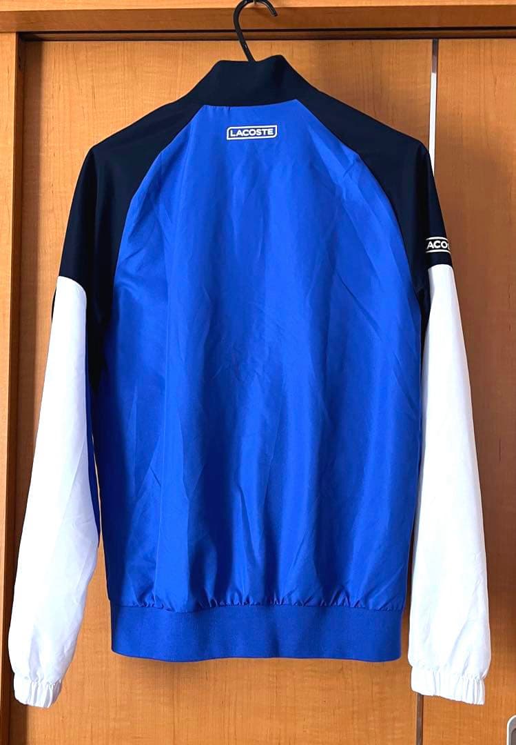 LACOSTE カラーブロックテニストラックスーツ　ブルー　メンズUSサイズＳ