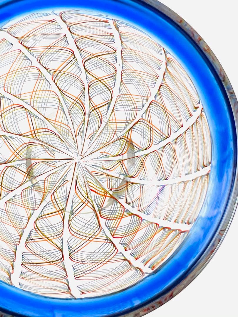 吹きガラス　うつわ　レースガラスA