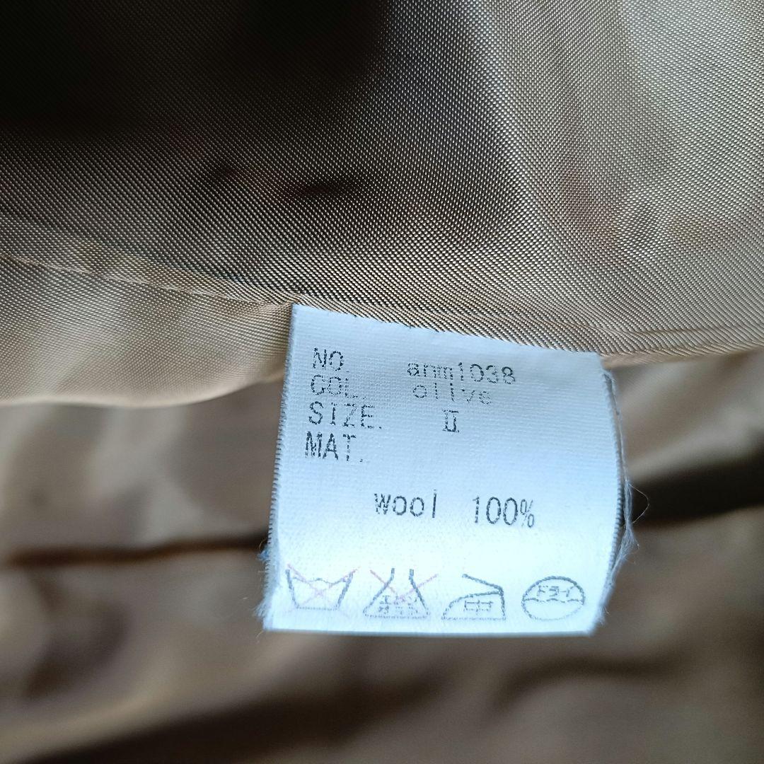 merph メルフ　ウール　チェスターコート　カーキ　サイズⅡ　メンズ