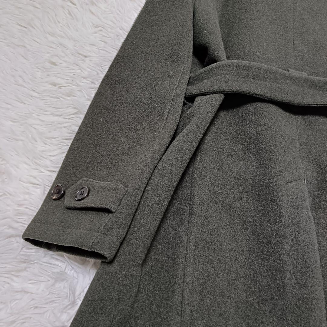 merph メルフ　ウール　チェスターコート　カーキ　サイズⅡ　メンズ