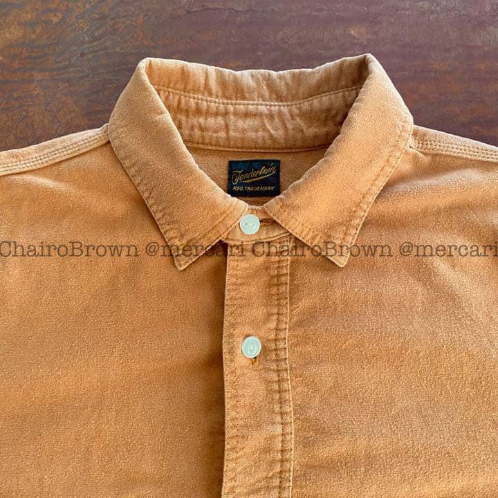 に*ー様 TENDERLOIN T-LABOR SHIRT シャモアクロス シャ