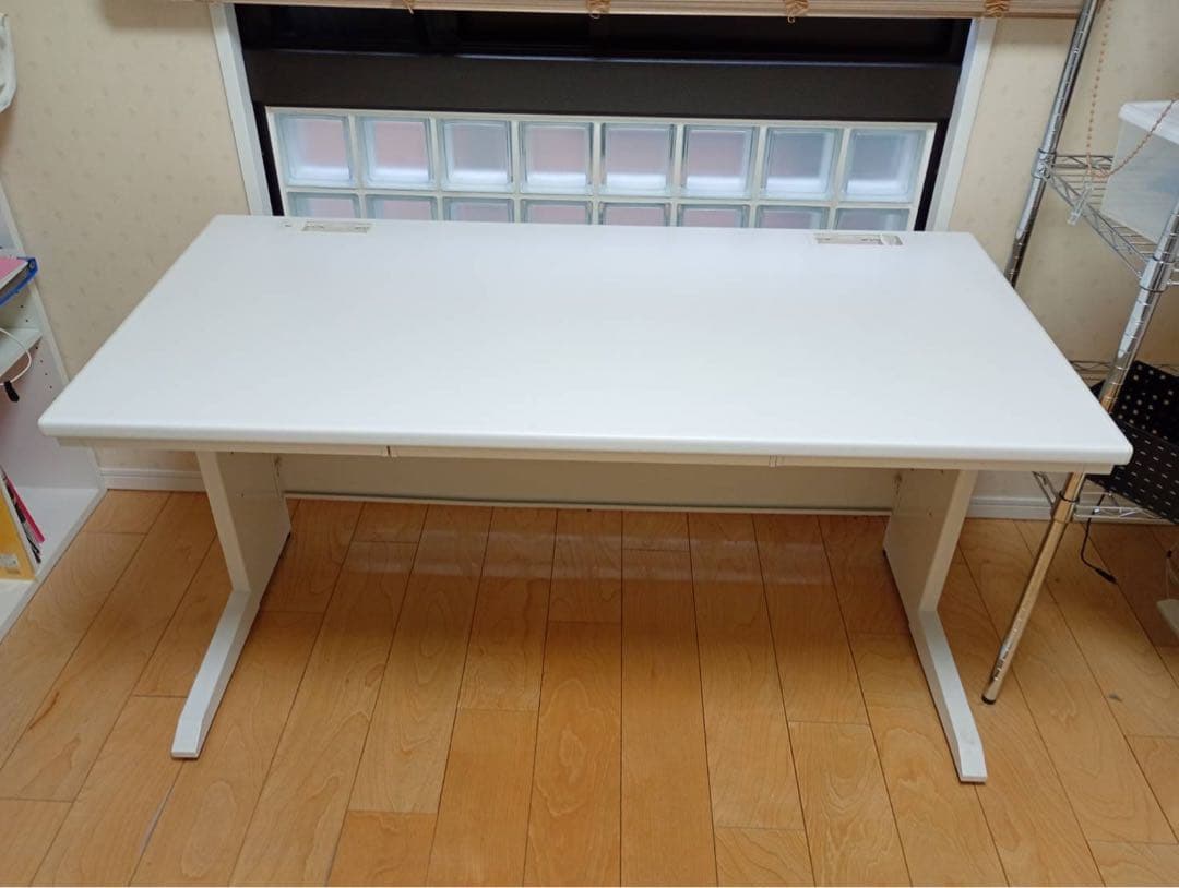 TOYOSTEEL シンプルデスク ホワイト