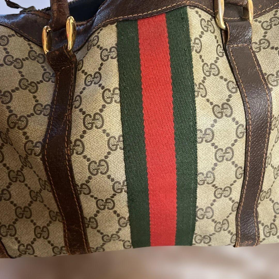 Gucci GGキャンバス ボストンバッグ