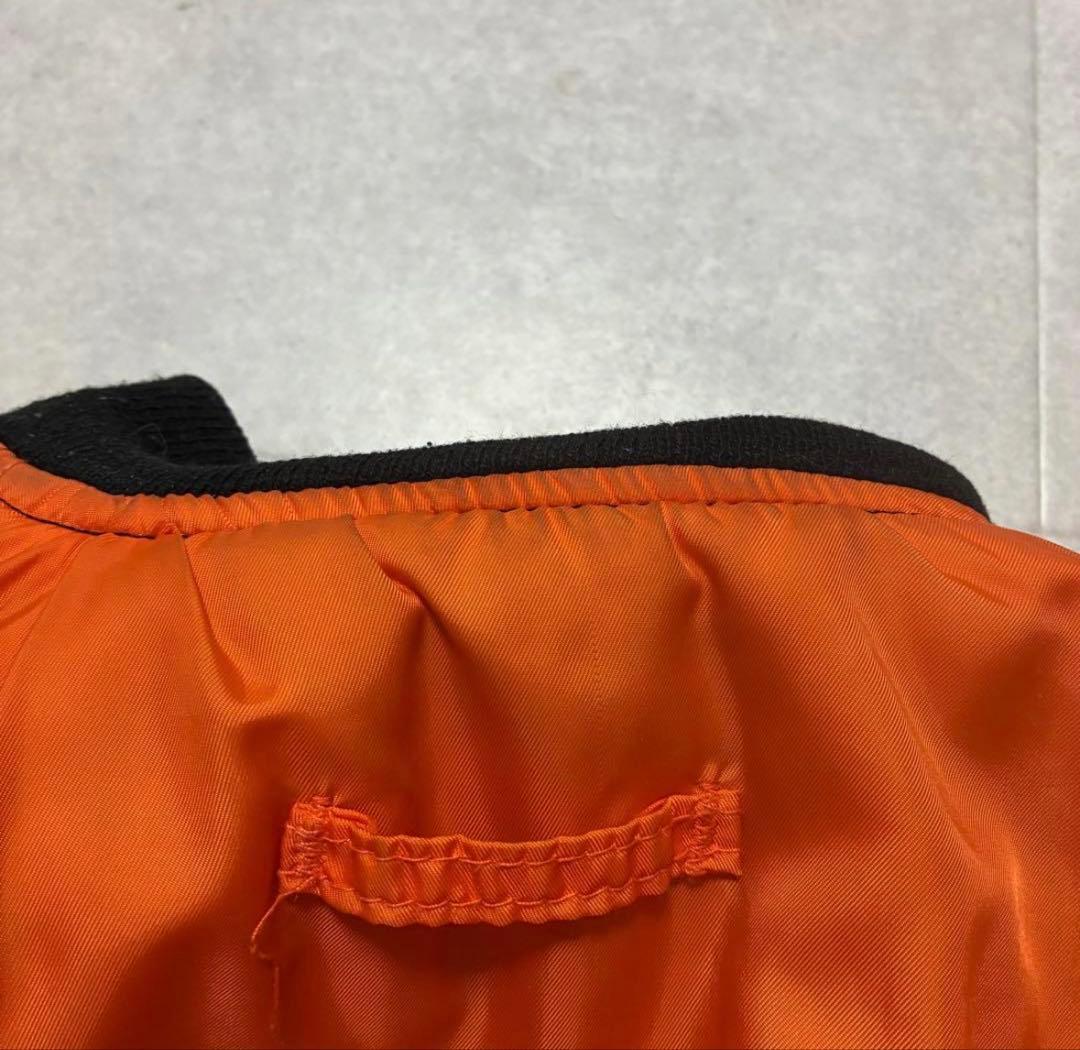 90s ALPHA USA製 MA-1 ブラック フライトジャケット