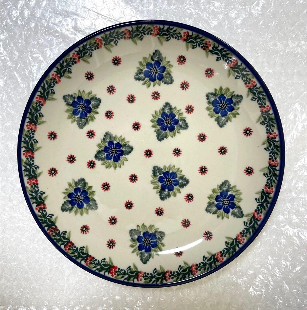 新品　ポーリッシュポタリー ディナープレート　大皿　ポーランド食器