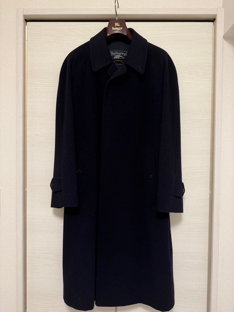 美品 1970〜80s Burberry's ネイビー ステンカラーコート