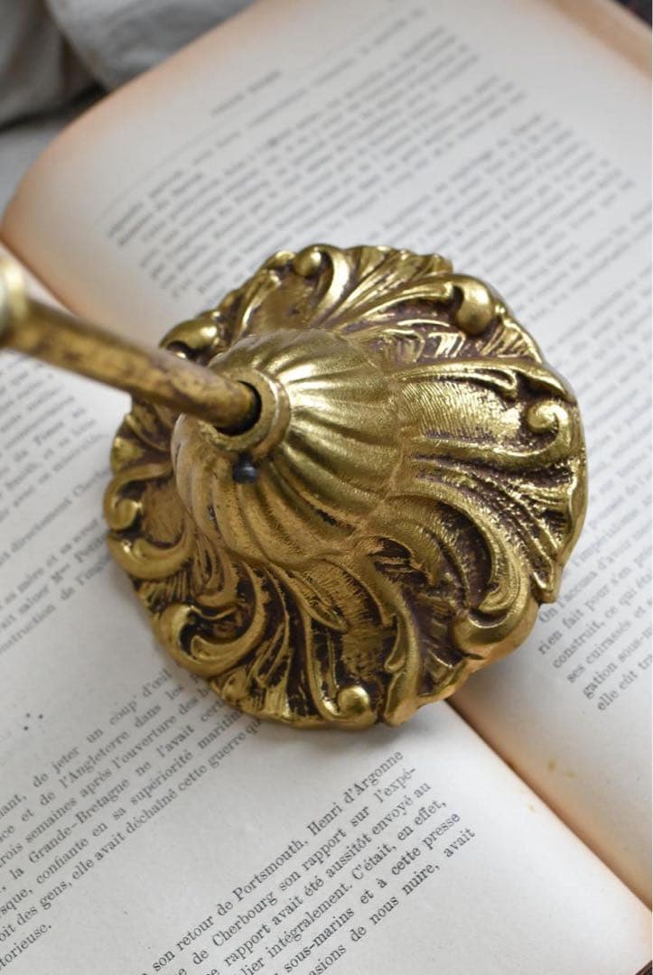 ゴールド　シャンデリア 5灯　フランス アンティーク　一点もの　最終値下げ