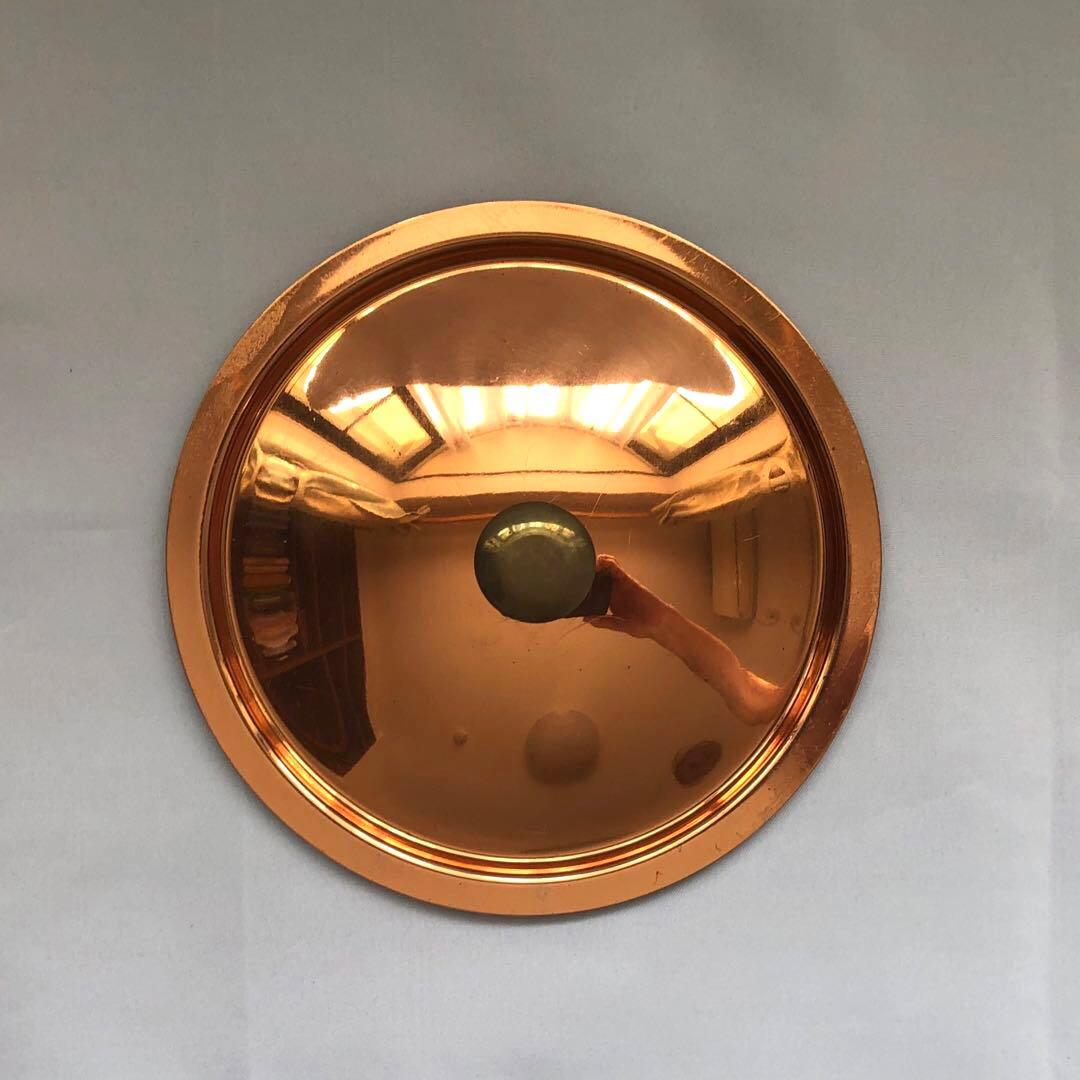 銅鍋スイスSPRINGスプリング社製　内側ステンレス製両手銅なべCulinox