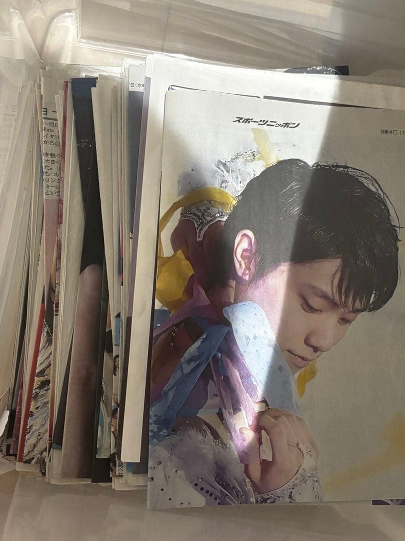 羽生結弦選手50点set新聞福袋