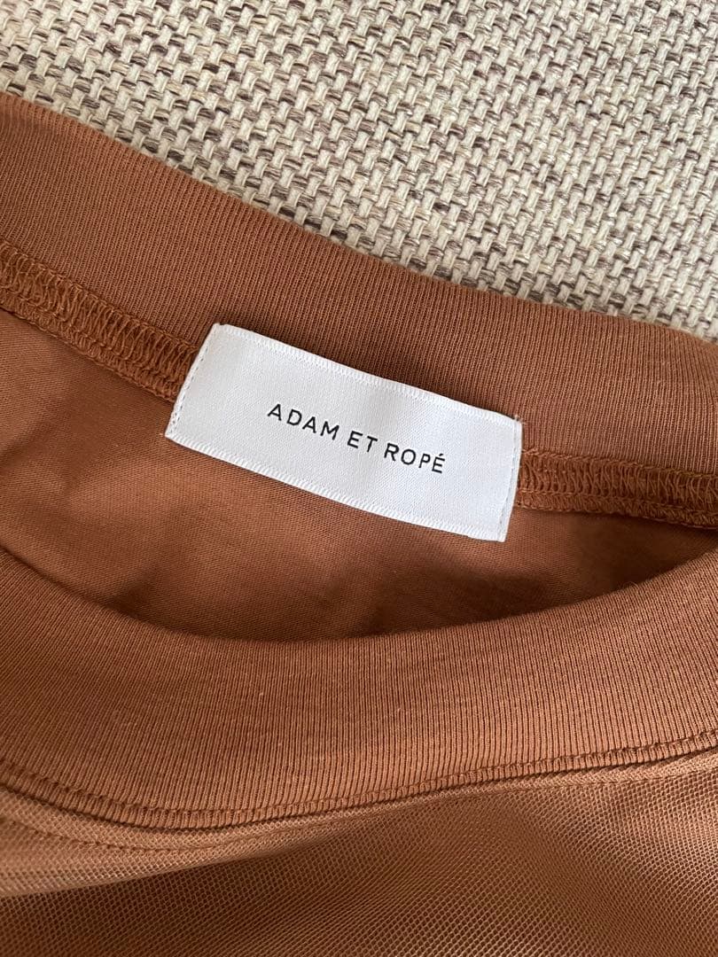 ADAM ET ROPE' FEMME ギャザーチュールトップス