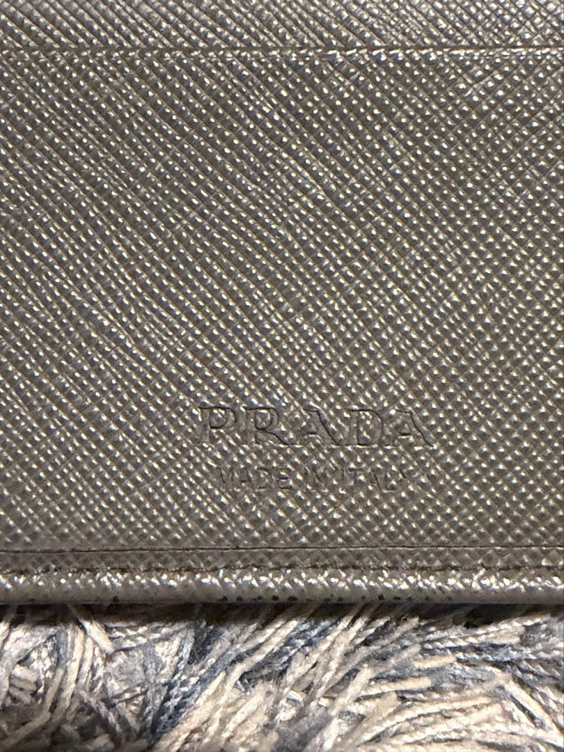 PRADA プラダ 二つ折り財布 2M0738 サフィアーノ ギャラ有