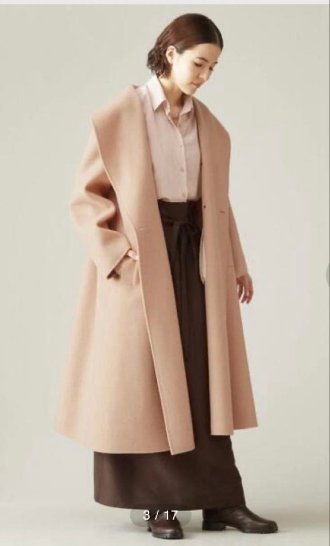 martinique/ マルティニーク　ショールカラーコート ¥99,000