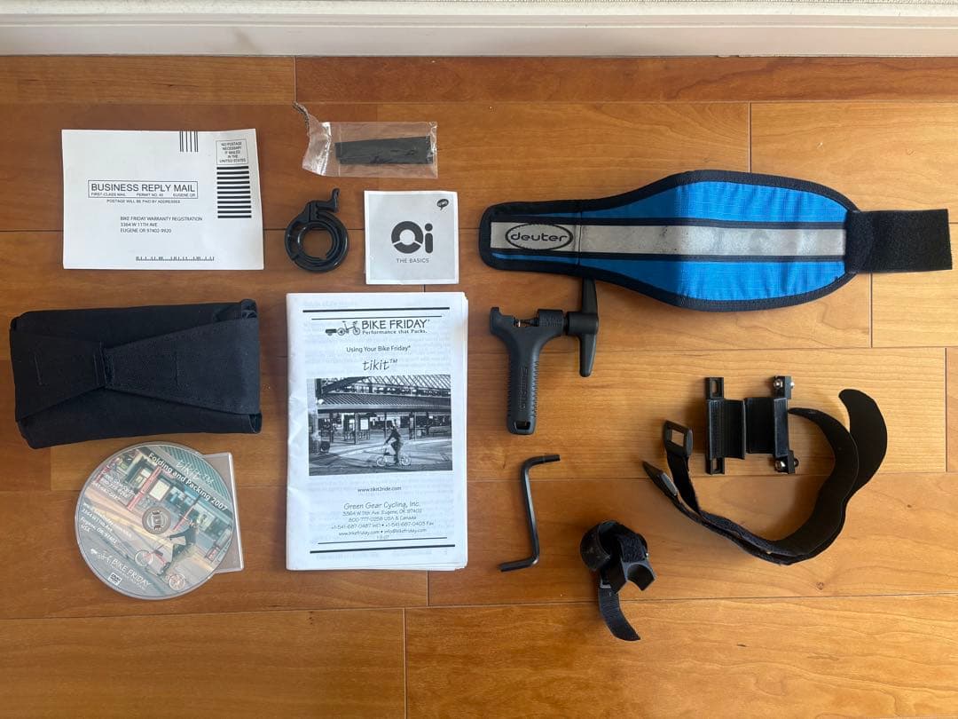 Bike Friday tikit 折りたたみ自転車 青