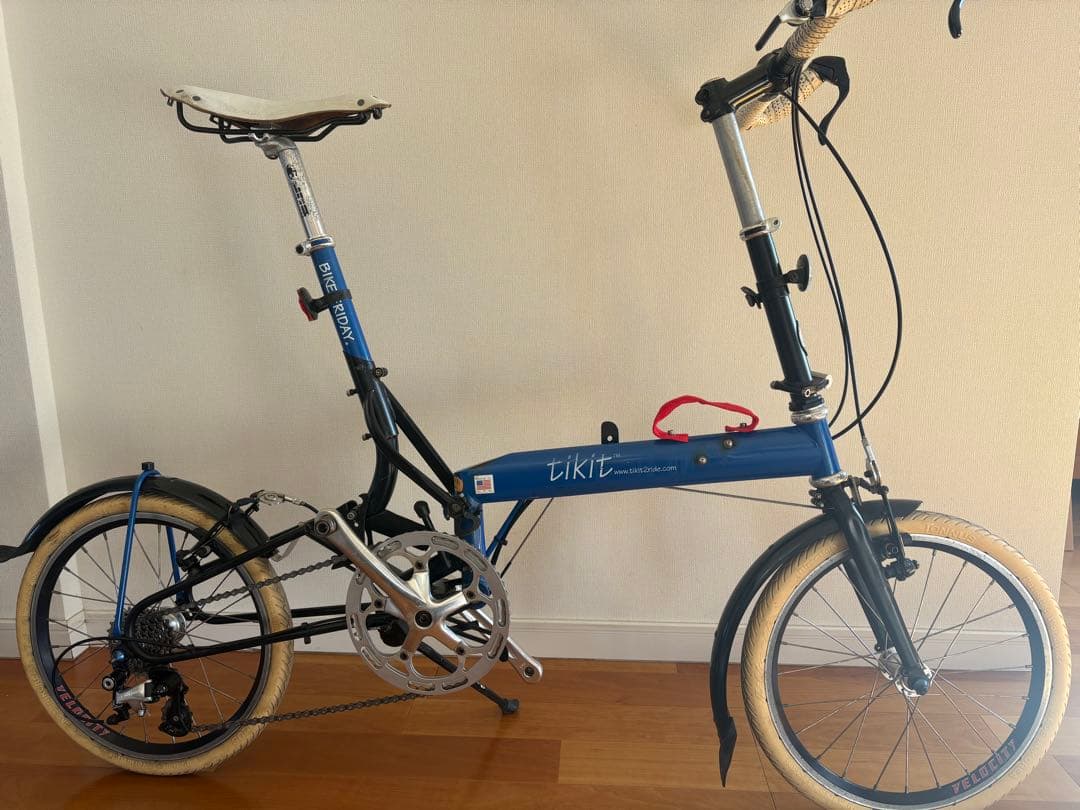 Bike Friday tikit 折りたたみ自転車 青