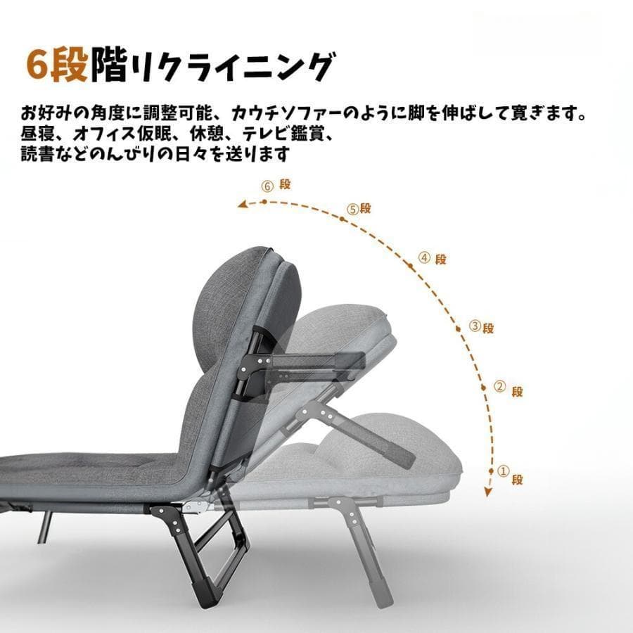 折りたたみベッド 66*180cm コンパクト 組立不要 軽量 折りたたみコット